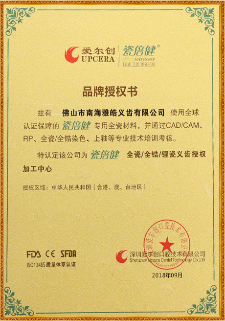 Certificate Of Honor